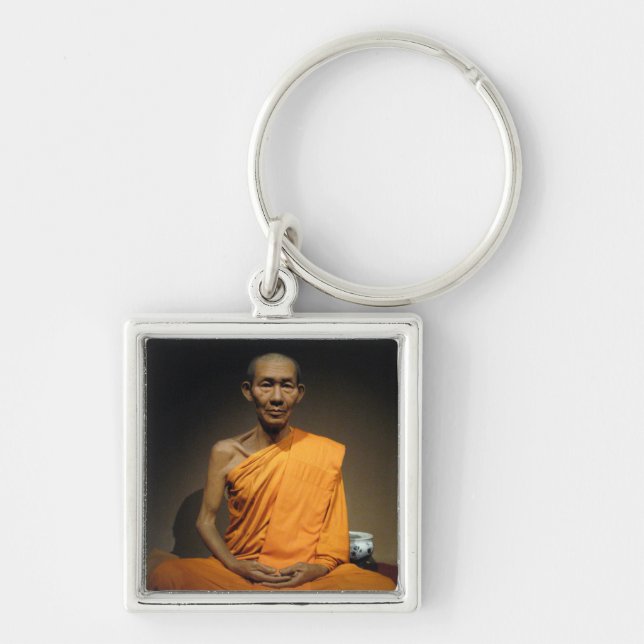 Luang Por Kasem Khemako ... Buddhist Monk Keychain (Front)