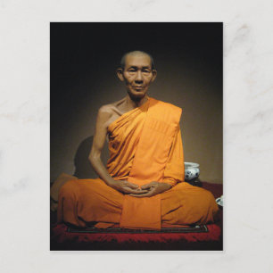 Luang Por Kasem Khemako ... Buddhist Monk Postcard