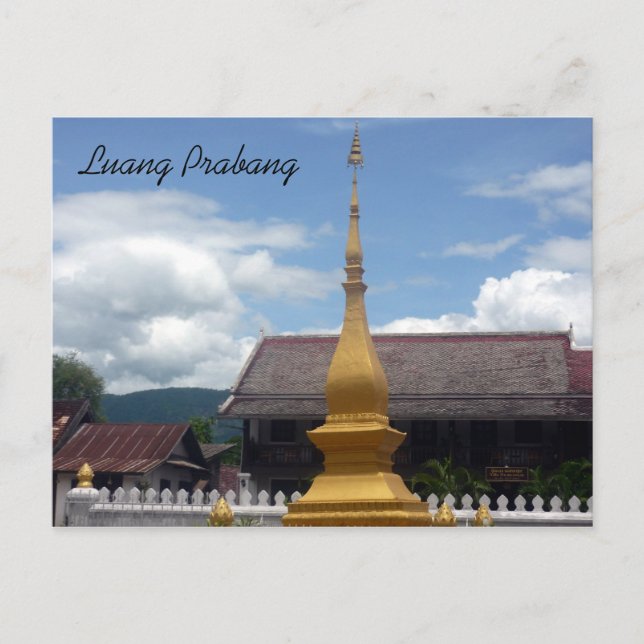 luang stupa postcard (Front)