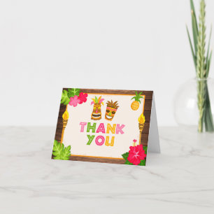 Luau Carte de remerciements