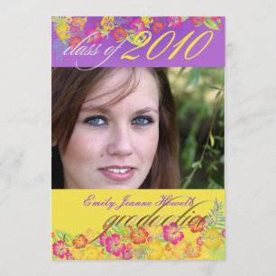 Luau Graduation Party Invitation