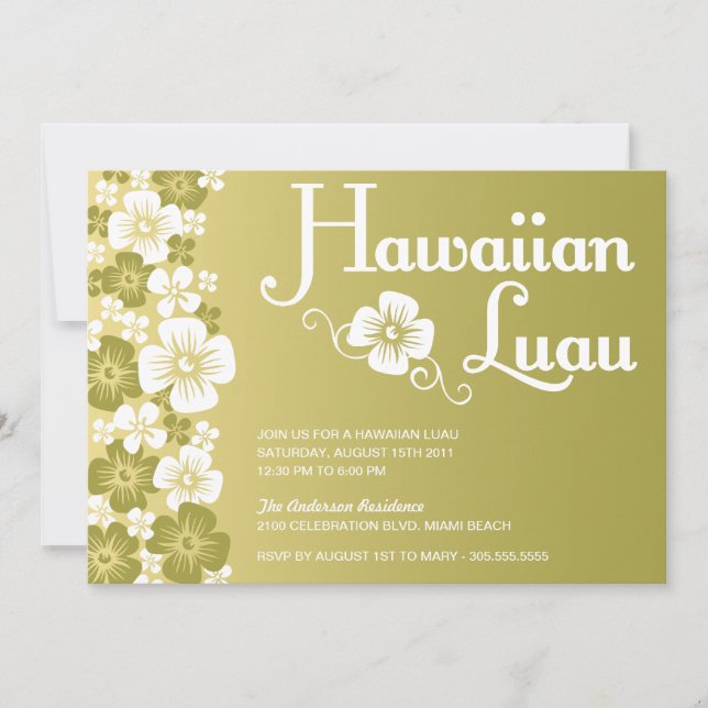 LUAU HAÏIEN| INVITATIONS DE PARTIS (Devant)