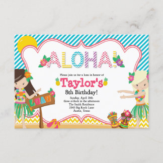 Luau Invitation