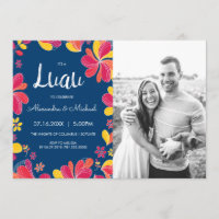 Luau Invitation - Hawaiian Tropical Party avec/ Ph