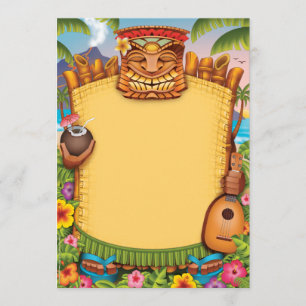 Luau Invitations, Hawaiian Party Invitations