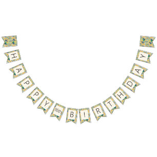 Luau Party Banner   Toucans & Pineapple