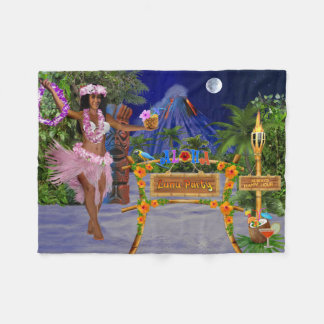 LUAU PARTY FLEECE BLANKET