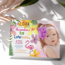 Luau Photo 1st Birthday