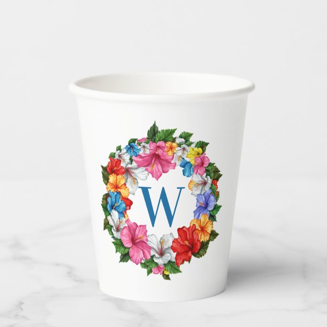 LUAU Theme  Paper Cups (Front)