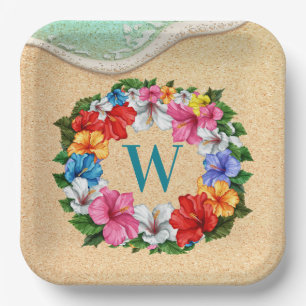 LUAU Theme  Paper Plate