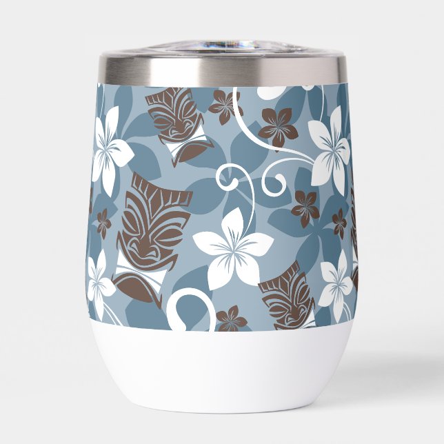 LUAU TIKI PATTERN (BLUE) (Front)