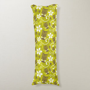 LUAU TIKI PATTERN BODY PILLOW