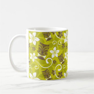 LUAU TIKI PATTERN COFFEE MUG