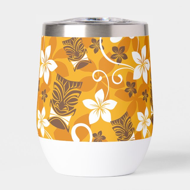 LUAU TIKI PATTERN (ORANGE) (Front)
