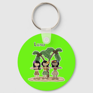 Luau Trio Keychain