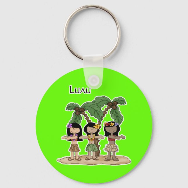 Luau Trio Keychain (Front)