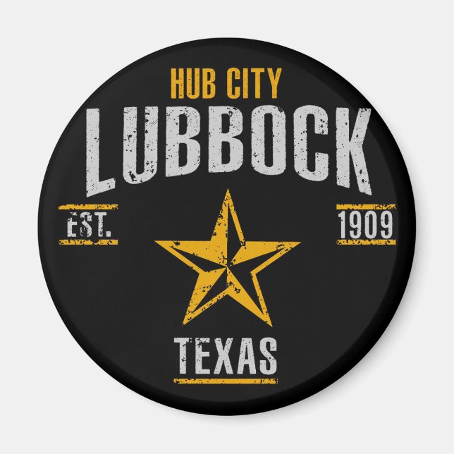 Lubbock Magnet (Front)