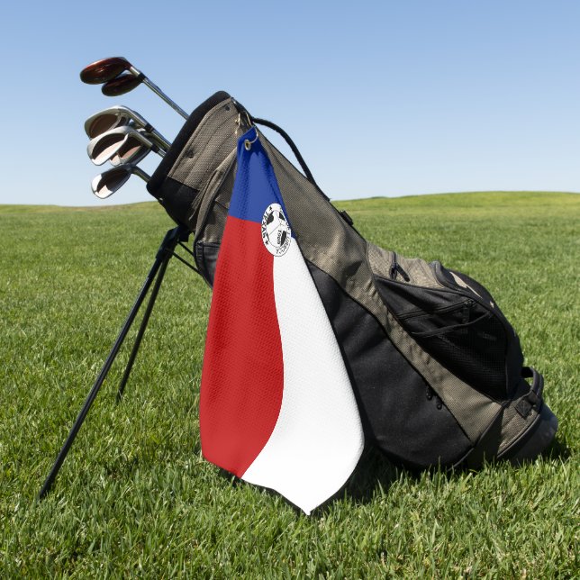 Lubbock (Texas) city flag  Golf Towel (Green)