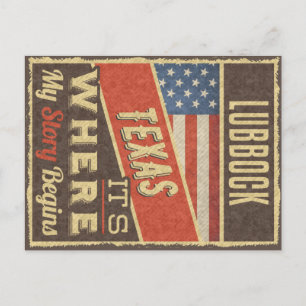 Lubbock Texas Postcard