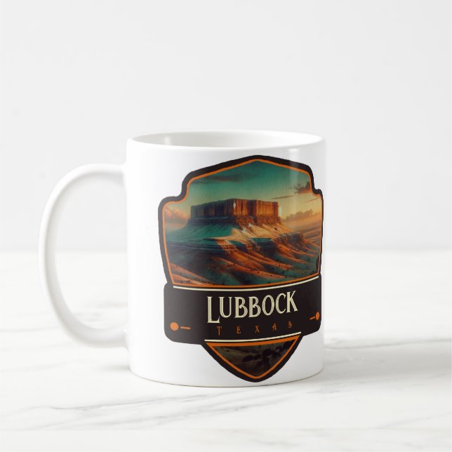 Lubbock, Texas | Vintage Coffee Mug (Left)