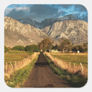 Lubken Canyon Road Square Sticker