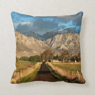 Lubken Canyon Road Throw Pillow