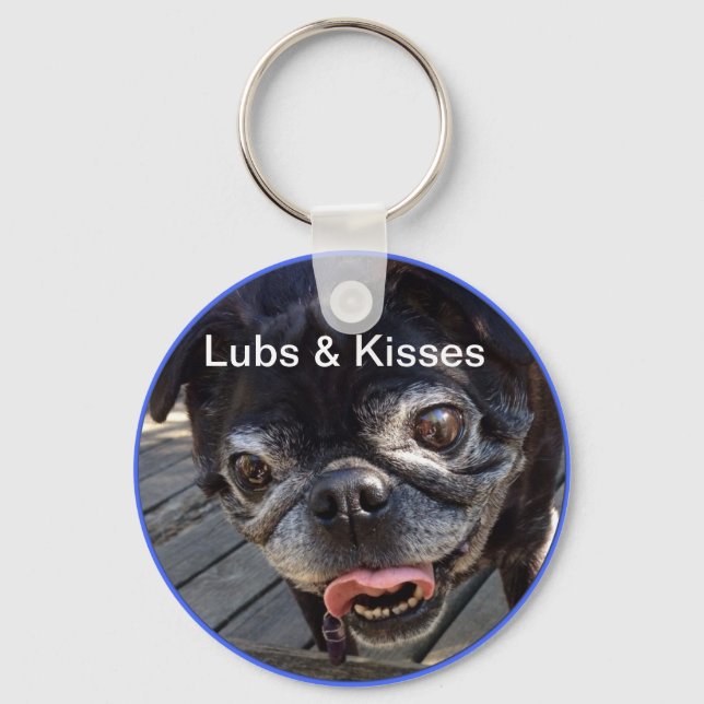 Lubs and Kisses Keychain (Front)