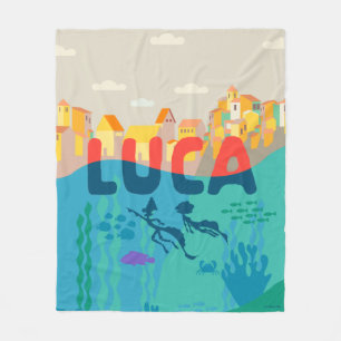 Luca   Above and Below with Alberto & Luca Fleece Blanket