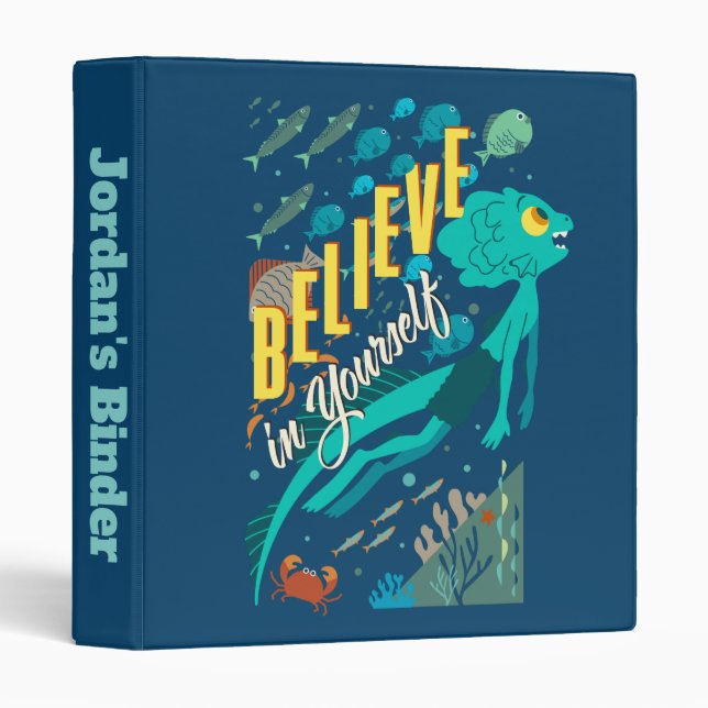 Luca | Believe in Yourself Binder (Front/Spine)
