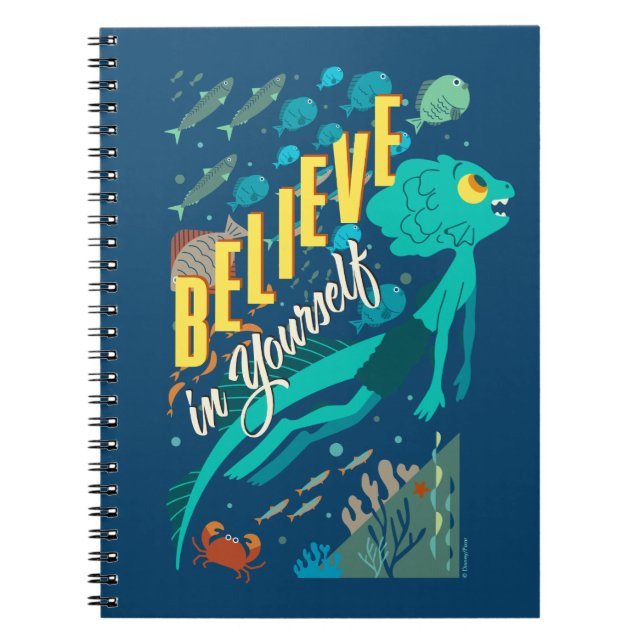 Luca | Believe in Yourself Notebook (Front)