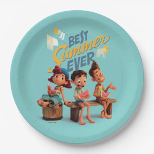Luca   Best Summer Ever Paper Plate