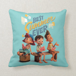 Luca   Best Summer Ever Throw Pillow
