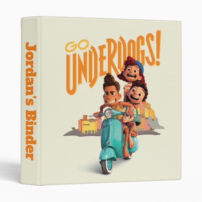 Luca | Go Underdogs! Binder (Front/Spine)