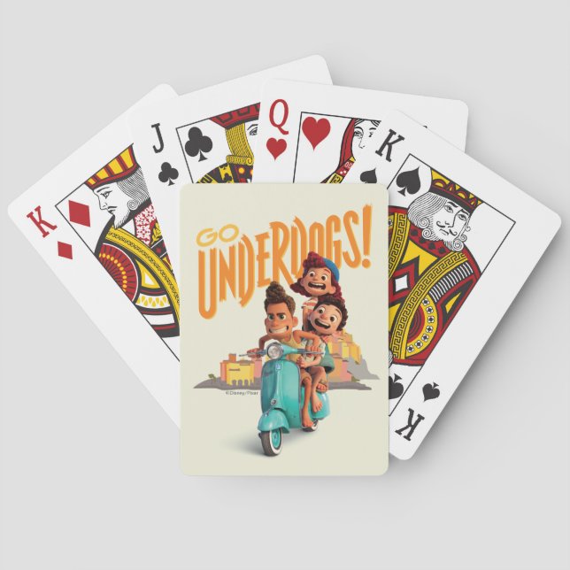 Luca | Go Underdogs! Playing Cards (Back)