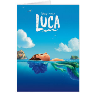 Luca Human & Sea Monster Luca Theatrical Poster