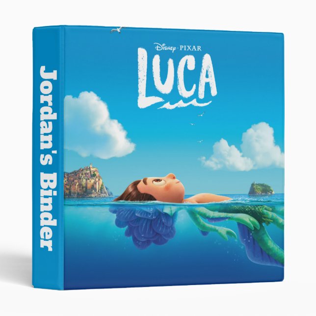 Luca | Human & Sea Monster Luca Theatrical Poster Binder (Front/Spine)