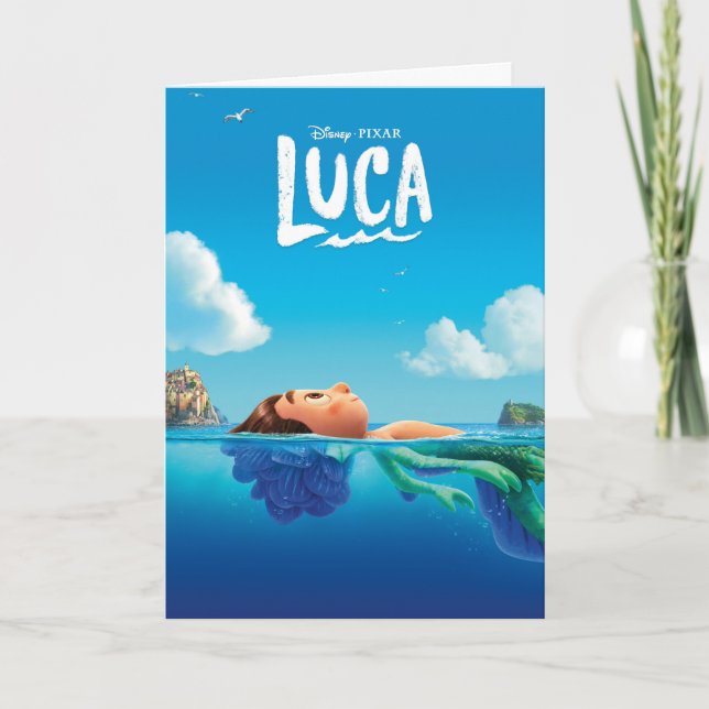 Luca | Human & Sea Monster Luca Theatrical Poster Card (Front)