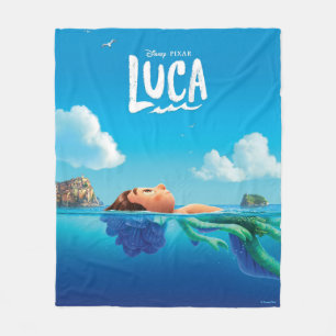Luca Human & Sea Monster Luca Theatrical Poster Fleece Blanket