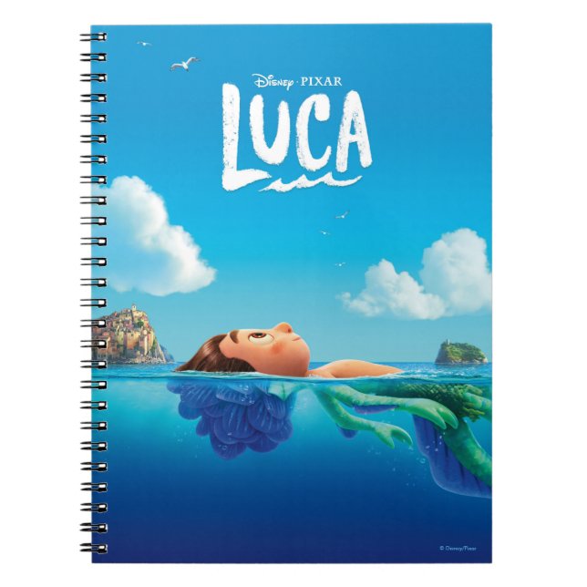 Luca | Human & Sea Monster Luca Theatrical Poster Notebook (Front)