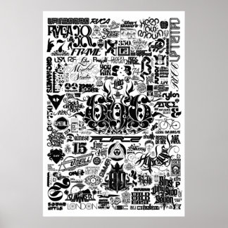 Luca Ionescu "Logo History" Poster