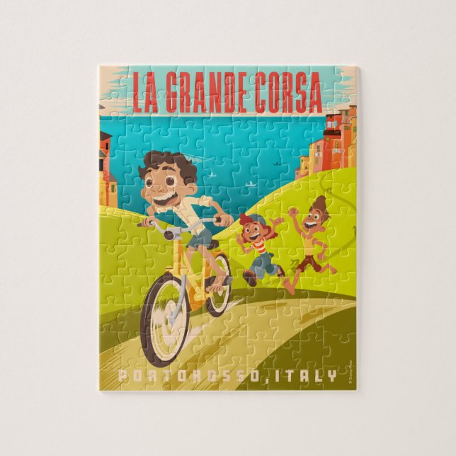 Luca | La Grande Corsa Illustration Jigsaw Puzzle (Vertical)