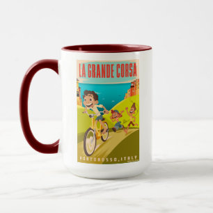 Luca   La Grande Corsa Illustration Mug