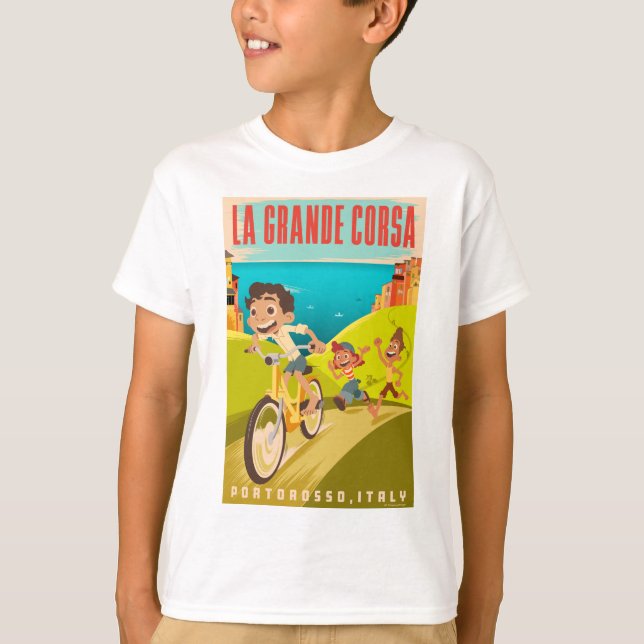 Luca | La Grande Corsa Illustration T-Shirt (Front)