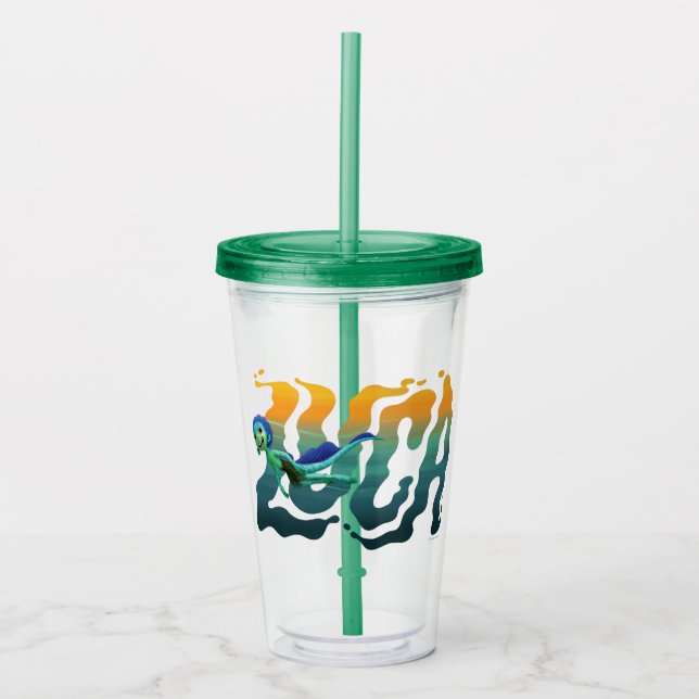 Luca | Luca Swimming Acrylic Tumbler (Front)