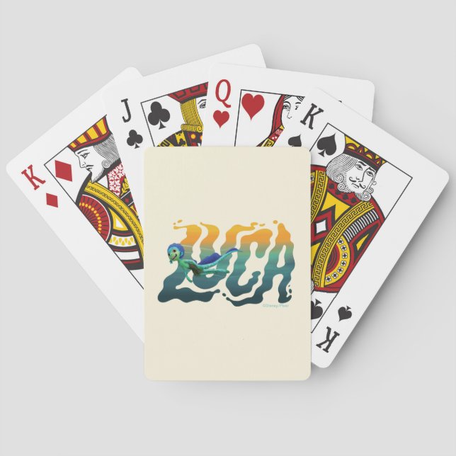 Luca | Luca Swimming Playing Cards (Back)