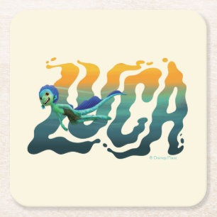 Luca Luca Swimming Square Paper Coaster