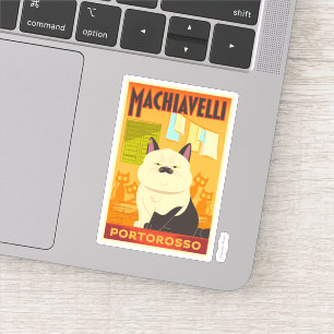 Luca   Machiavelli Cat Illustration