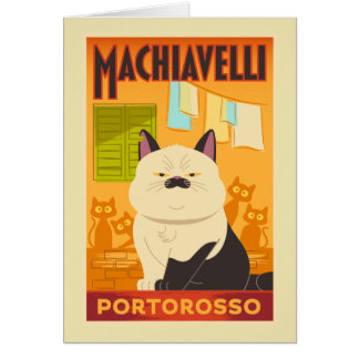 Luca | Machiavelli Cat Illustration