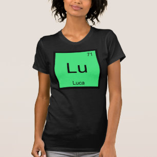 Luca  Name Chemistry Element Periodic Table T-Shirt