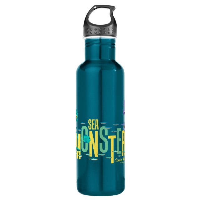 Luca | Sea Monsters Comin' Through! 710 Ml Water Bottle (Front)